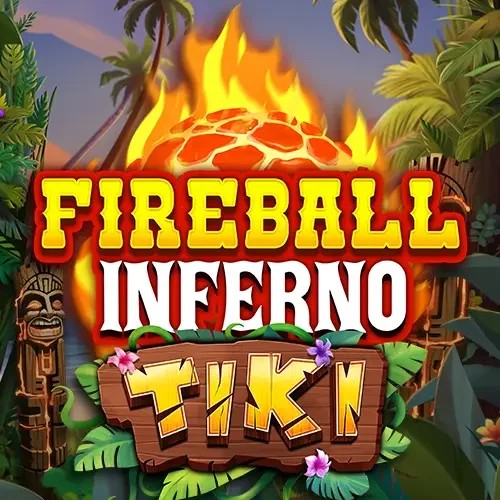 Fireball Inferno Tiki by NetEnt, showcased at koningbet-nl.nl – game logo