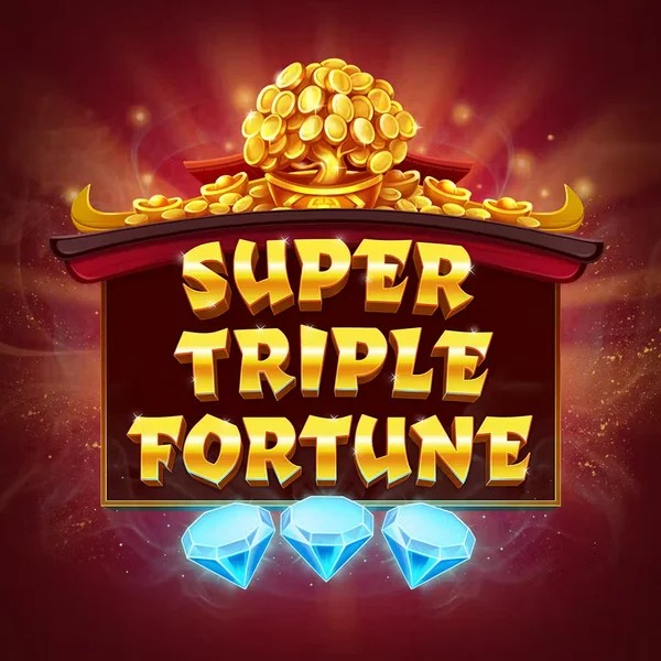 Super Triple Fortune slot logo by Greentube at Koning Bet